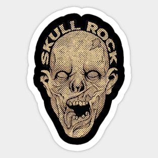 Skull Rock Sticker